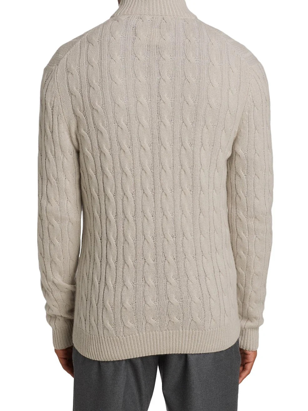 GIACANI Kaschmir Pullover mit Reißverschluss